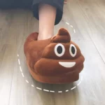 Chaussons Caca Emoji