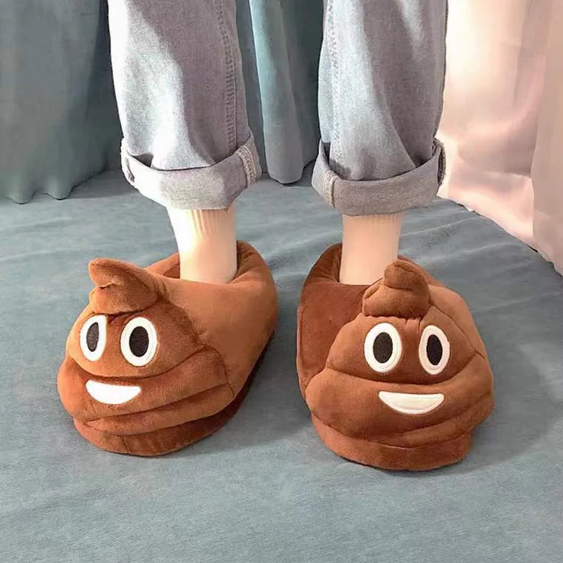 Chaussons Caca Emoji