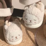 Chaussons Mouton Polaire Blanc