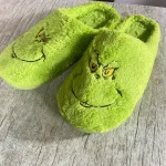 Chausson Grinch en fourrure