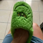 Chausson Grinch verte pour homme