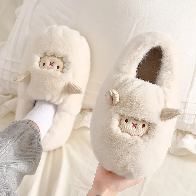 Chaussons Kawaii Mouton