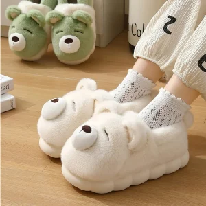 Chaussons Nounours Fourrure