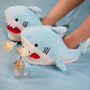 Chaussons Requin Animaux Bleu