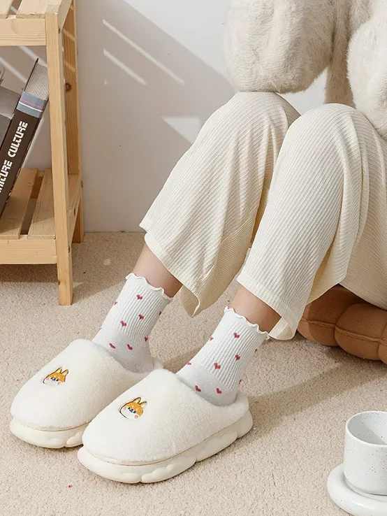 chaussons nuage blanc
