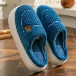 Chaussons Mule Moumoute Bleus