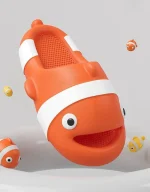 Claquettes Orange en forme de poisson