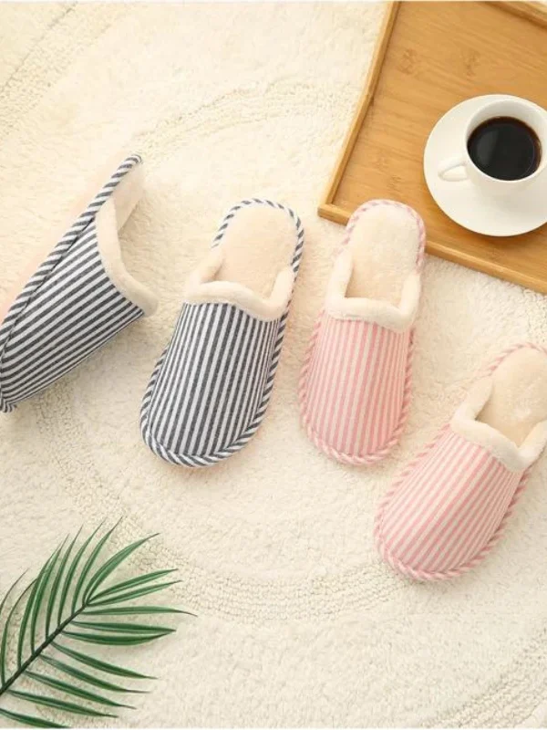 Chausson Mule avec duvet doux à l'intérieur pour l'hiver