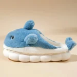 Chaussons Animaux confortable et doux en forme de baleine