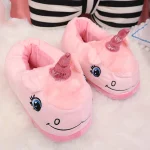 Chaussons Licorne Rose