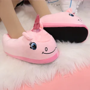 Chaussons Licorne Kawaii