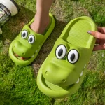 Claquettes Animaux Crocodile Vert