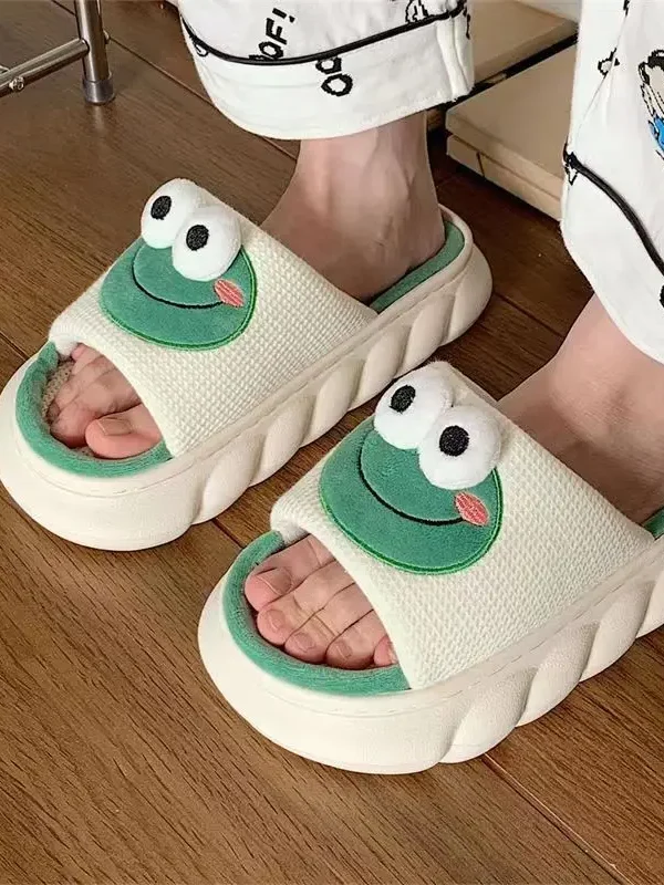 Chaussons Animaux Grenouille Kawaii