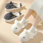 Pantoufles Animaux Baleine en Coton