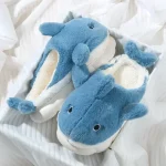 Chaussons Animaux Baleine Bleu