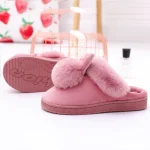 Chaussons Fourrure Pompon