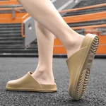 Chaussons Sabots Beige