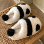 Chausson Femme Fourrure Panda