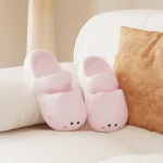 Chaussons Animaux Chat Sabot Rose