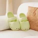 Chaussons Animaux Chat Sabot Vert