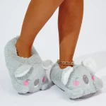 Chaussons Animaux Koala Gris clair