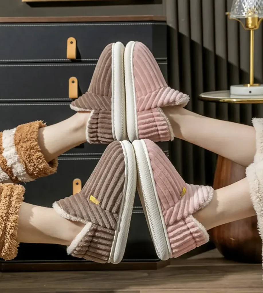 Chaussons Femme Chaud Hiver