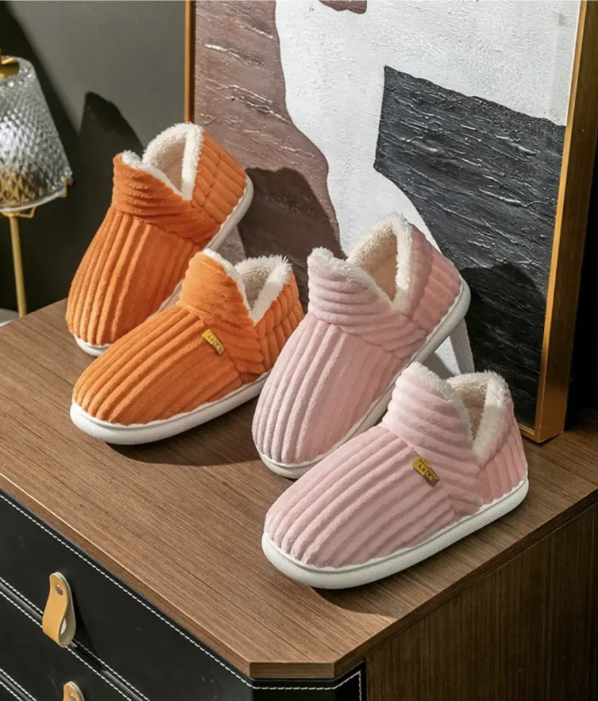 Chaussons Fourrure pour l'Hiver