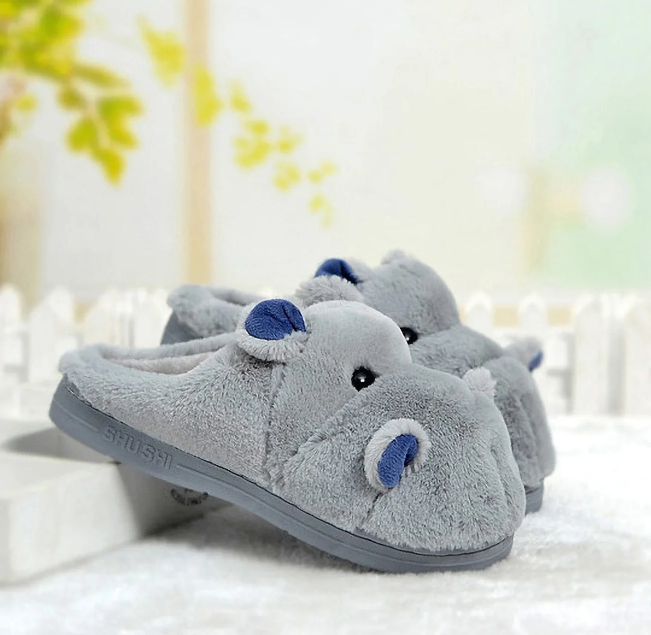 Chaussons animaux hippopotame