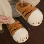 Chaussons pâte de titre orange et blanche