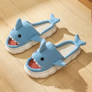 Claquettes Animaux Requin Lin