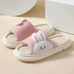 Claquettes Animaux Lapin Lin Rose