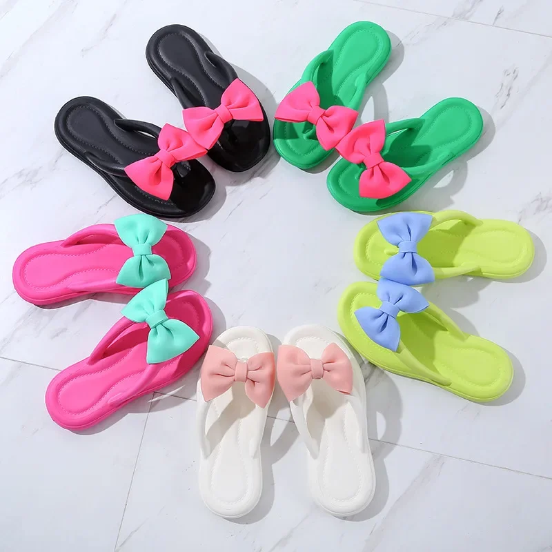 Claquette Noeud Papillon Femme