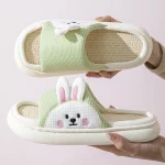 Claquettes Confortable Animaux Lapin Lin