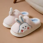 Chausson Confortable Mule Lapin Rose