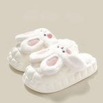 Chausson Fourrure Femme Lapin Kawaii Mule