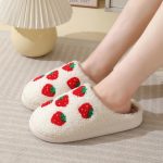 Chausson Mule Fraise pour femme