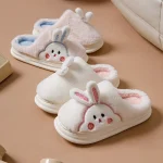 Chaussons Confortable Mule Lapin