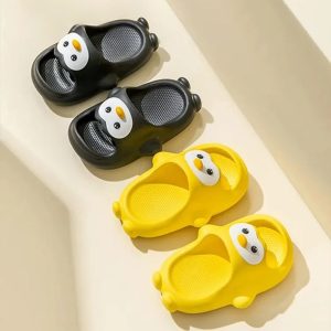 Claquette Enfant Animaux Pingouin Kawaii