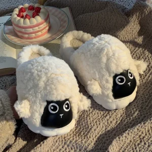 Chausson Peluche Animaux Mouton Kawaii