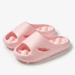 Claquette Confortable Semelle Bulle Rose