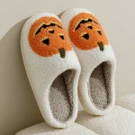 Chausson Halloween Citrouille Doux et confortable