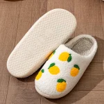 Chausson mule couleur citron