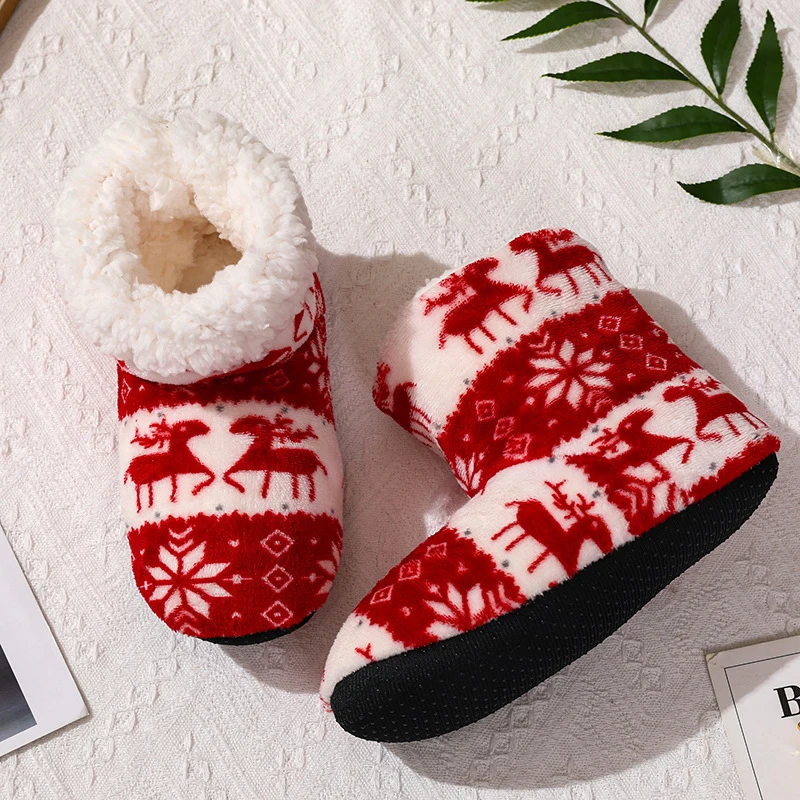 Chaussons doux pour Noël