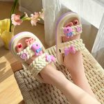 Sandale Femme Confort Kawaii Rose