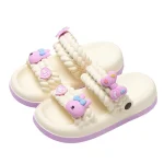 Sandale tendance femme style japonais