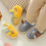 Chausson doux enfant lapin peluche