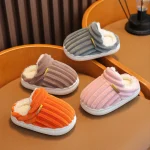 Chausson enfant mule fourrure douce