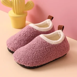 Pantoufles chaudes pour enfants hiver