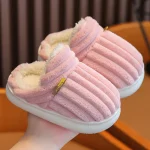 Pantoufles enfant mule fourrure